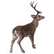 Cervo statua pelliccia artificiale Natale 30x55x65 cm s5