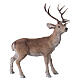 Cervo statua pelliccia artificiale Natale 30x55x65 cm s3