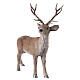Deer Christmas Statue with Artificial Fur, 30x55x65 cm s1