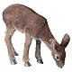 Deer grazing artificial fur Christmas statue, 15x40x32 cm s3