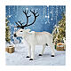 Decorative deer, Christmas statue, 39x41x12 in s2