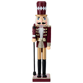 Nutcracker soldier in 100% FSC pine wood, 15 in