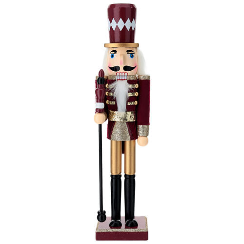 Nutcracker soldier in 100% FSC pine wood, 15 in 1