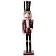 Pine Wood Nutcracker Checkered Outfit with Gift 100% FSC, 75 cm s1