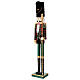 Nutcracker with checkered attire, 100% FSC pine wood, 24 in s4