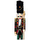 Nutcracker with checkered attire, 100% FSC pine wood, 24 in s5