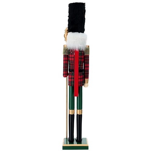 Quebra-nozes casaco em xadrez de madeira de pinho 100% FSC 60 cm 7