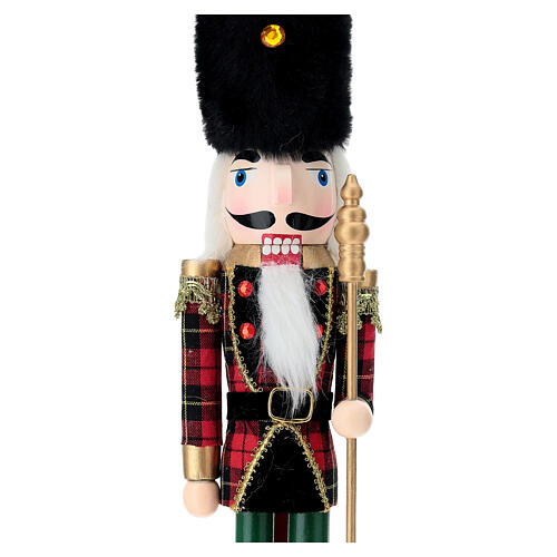 Nutcracker of 16 in, checkered jacket, 100% FSC pine wood 5
