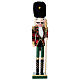 Nutcracker of 16 in, checkered jacket, 100% FSC pine wood s1