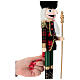 Nutcracker of 16 in, checkered jacket, 100% FSC pine wood s2