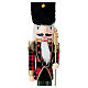 Nutcracker of 16 in, checkered jacket, 100% FSC pine wood s5