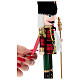 Nutcracker in checkered jacket, 100% FSC pine wood, 10 in s3