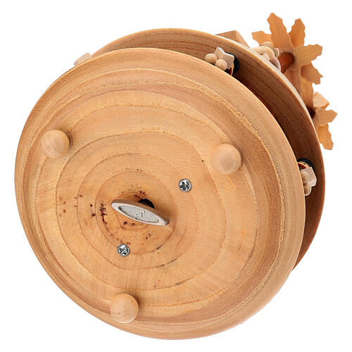 Spieluhr „Geburt Christi und Anbetung der Könige“ – aus bemaltem Holz, 20 cm, Kinderkollektion 6