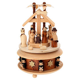 Carillon Natività legno 20 cm linea bambini