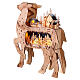 Villaggio Natalizio renna a batteria 70x45x10 cm LED legno s4