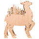 Villaggio Natalizio renna a batteria 70x45x10 cm LED legno s6