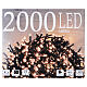 Christmas lights: 2000 warm white amber LEDs, indoor/outdoor, 220V, 140 ft s4