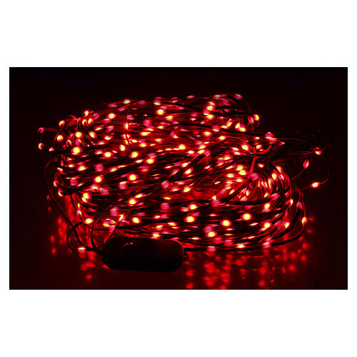 Guirlande lumineuse 800 LEDs RGB connectée avec télécommande et application et musique 40 m int/ext 9