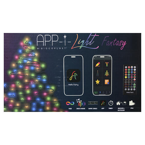 Luzes de Natal 800 LEDs RGB inteligente com controle remoto, aplicativo e música 40 m int/est 14