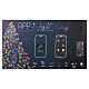 Catena luminosa 1200 led smart con telecomando e app int-est 48 m CAVO NERO  s14
