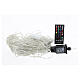 Catena luminosa 800 led RGB smart con telecomando e app e musica int-est 40m s16