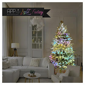 Smart RGB LED String Light 800 with Remote Control, App, Music Int-Ext 40m