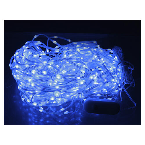 Guirlande lumineuse smart 1200 LEDs RGB télécommande et application 48 m usage int/ext 10