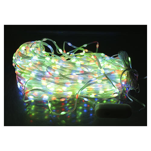 Catena luminosa smart 1200 Led RGB, telecomando e app, 48 metri, uso int/est 3