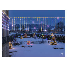 400 LEDs Smart RGB curtain, 40x158 in, for indoor/outdoor