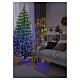 Smart Tree Curtain 204 LED RGB Transparent Cable Indoor-Outdoor 180 cm s3
