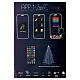 Smart Tree Curtain 204 LED RGB Transparent Cable Indoor-Outdoor 180 cm s7