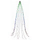 Smart RGB Tree Tent 240H, 384 LED, remote control and app, dark cable for indoor/outdoor use s5