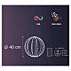 Luminous Ball Sphere 160 LED RGB Smart, 40 cm Diameter s8