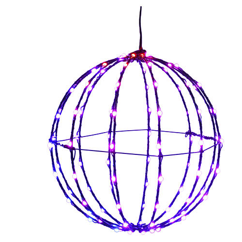 Esfera inteligente RGB LED int-ext 240 LED diám 60 cm int ext 6