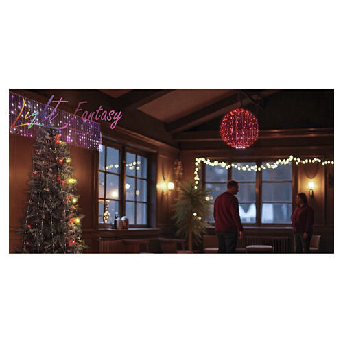 Smart RGB LED Sphere Indoor-Outdoor 240 LED, 60 cm Indoor Outdoor 8