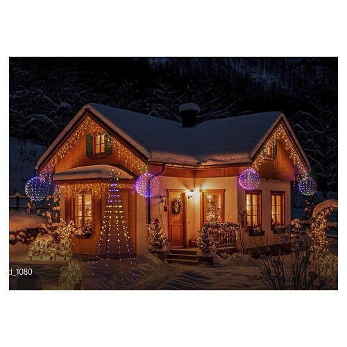Smart RGB LED Sphere Indoor-Outdoor 240 LED, 60 cm Indoor Outdoor 10