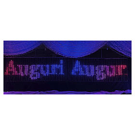 Lichtervorhang – 1×5 m, 2000 RGB-LED, innen/außen