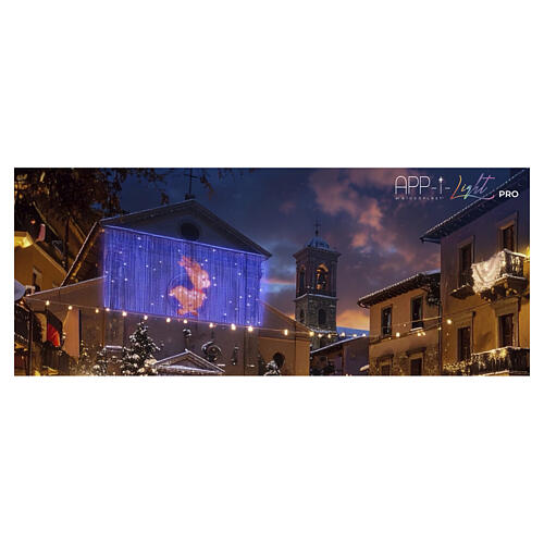 Smart bright light curtain for indoor/outdoor, 7200 RGB LEDs 15