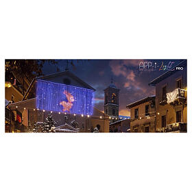 Tenda smart 7200 LED RGB luminosa 3x6 m interno esterno