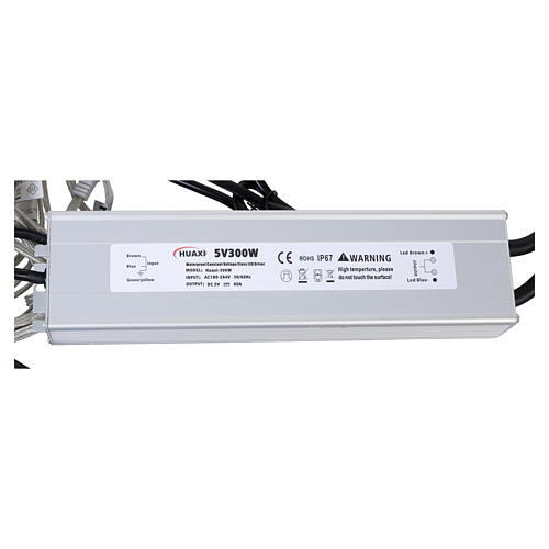 Tenda smart 7200 LED RGB luminosa 3x6 m interno esterno 13