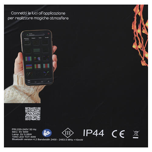 Esfera inteligente RGB 50 cm 300 LEDs 4