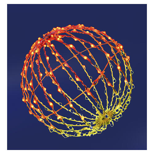 Kula bożonarodzeniowa RGB, 80 cm - figura świetlna, 900 LED smart 1