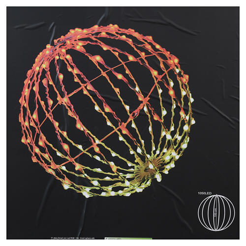 Smart 1050 RGB LEDs sphere, 40 in 11