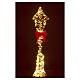 Prestige street lamp with gold ribbon, 720 LEDs, 60x14 in s1