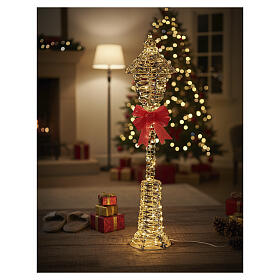 Luz da rua Prestige 720 LEDs fita dourada 150x35 cm