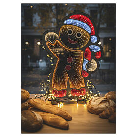 Figura luminosa hombre de pan de jengibre 90x70 Infinity Light