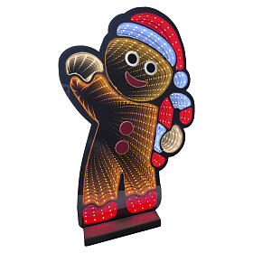 Figura luminosa hombre de pan de jengibre 90x70 Infinity Light