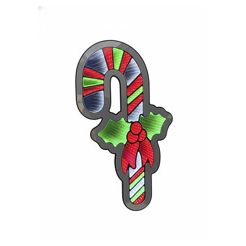 Christmas sugar cane, 35x20 in, Infinity Light multicoloured LEDs 4