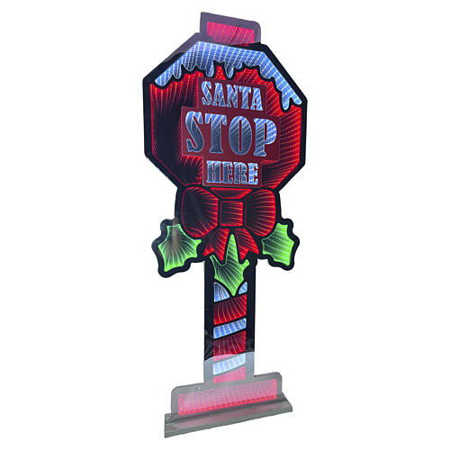 Christmas luminous sign "Santa", 708 Infinity Light LEDs, 35x12 in 4