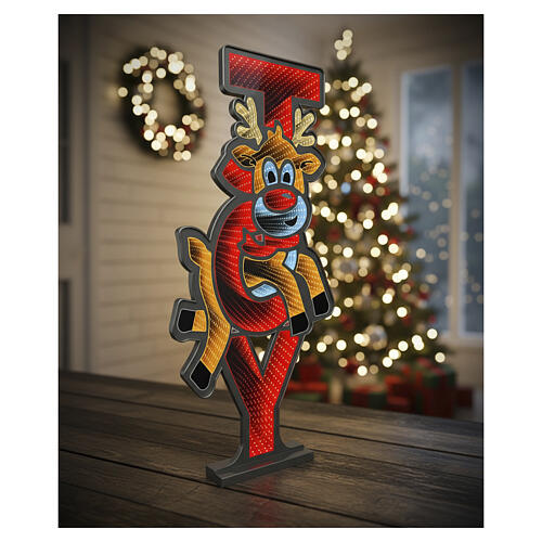 Infinity Light Reindeer 120x50cm with fixed multicolor LEDs 3